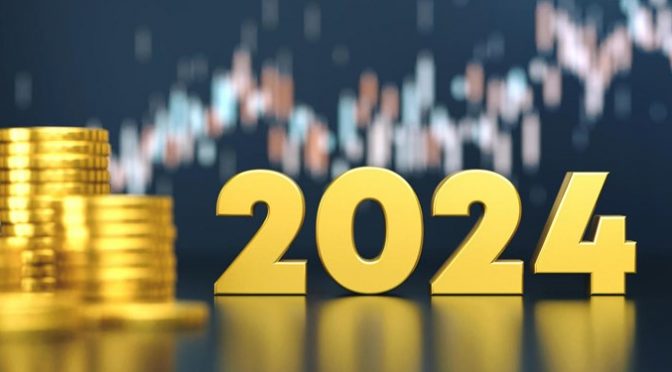 درخشش 11 دلاری طلا  با ورود به سال 2024